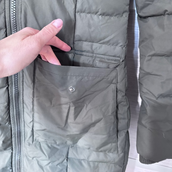 PAJAR Canada Womens Khaki Mid Length Coat With Real Fur In XS - Picture 7 of 17